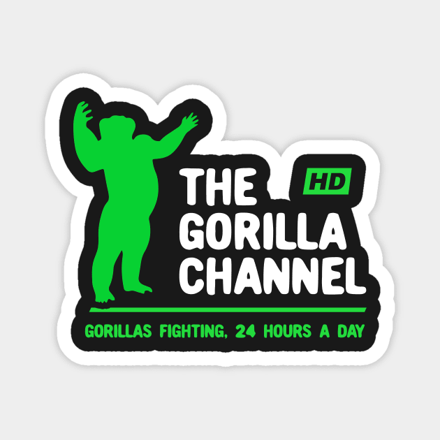 The Gorilla Channel Magnet by dumbshirts