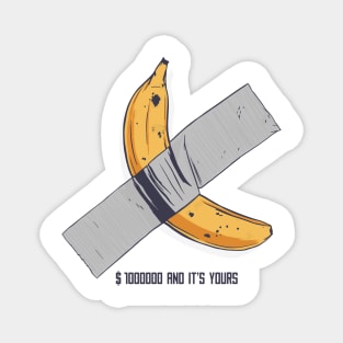 Taped Banana Magnet