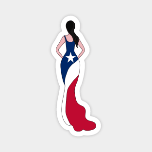 Puerto Rico Woman Magnet