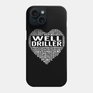 Well Driller Heart Phone Case