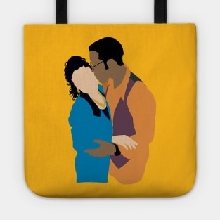 its a different world flat kiss Tote