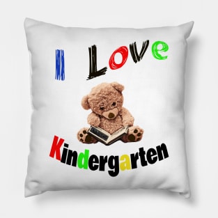 I Love Kindergarten Pillow