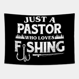 Just a Pastor who loves fishing Tapestry