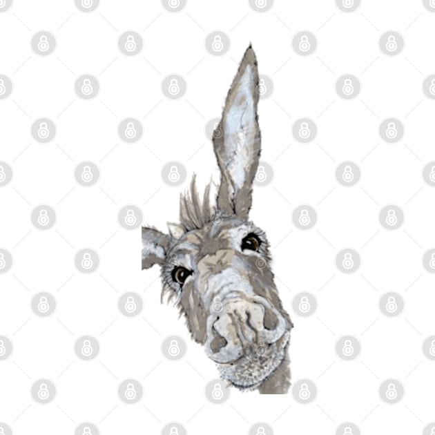 Happy Donkey by Bev Davies Art 