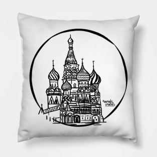 Russia -  S. Basil's Cathedral Pillow