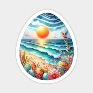 Coastal Easter Escape Magnet