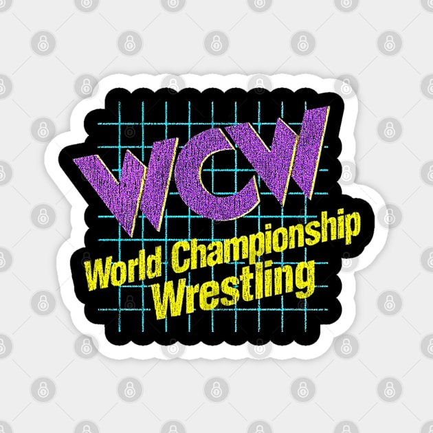 WCW Wrestling - World Championship Wrestling Magnet by nicklower