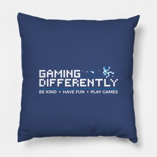 The Gaming Differently Astro Logo Pillow