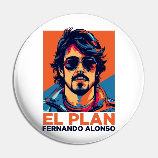Fernando Alonso - El Plan Pin by jaybeetee