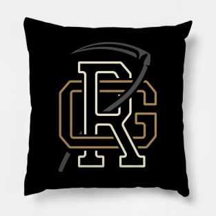 RG monogram Front Only Pillow