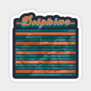 Miami Dolphins Style Magnet