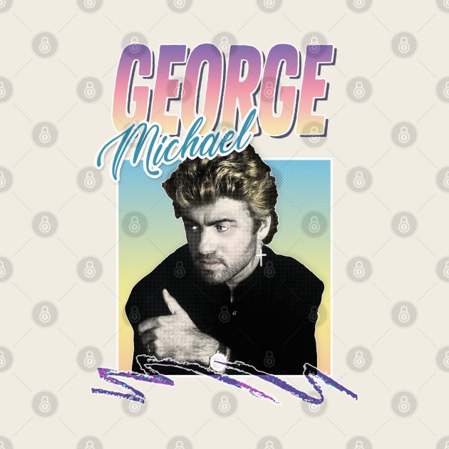 George Michael 80s Styled Aesthetic Design by DankFutura