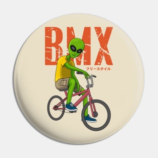 Bmx alien freestyle Pin