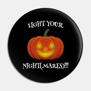 Glowing Jack-o'-Lantern - Light Your Nightmares Pin