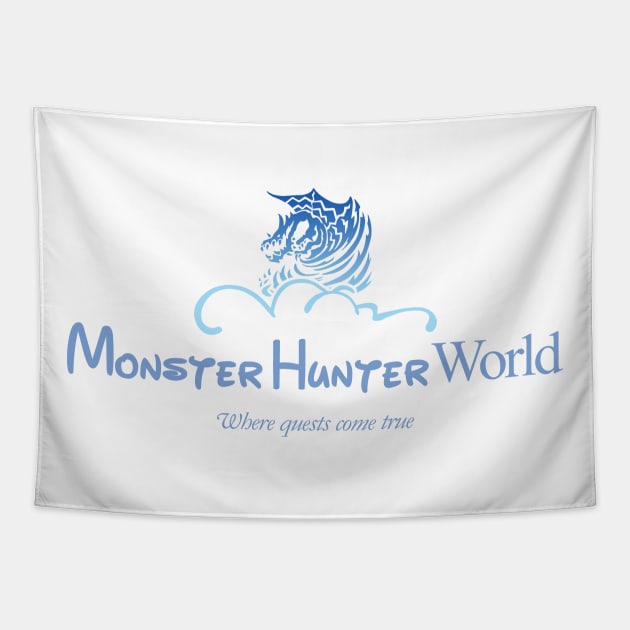 Monster Hunter World Resort Tapestry by CCDesign