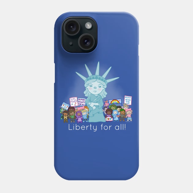 Liberty For All Phone Case by beckadoodles