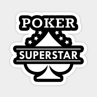 Poker Player - Poker Superstar Magnet