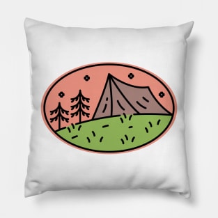camp forest Pillow