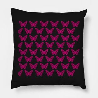 Pink  Butterfly mask Pillow