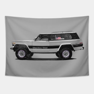 FSJ Beach Truck - White, Weathered Tapestry