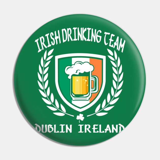 Irish Drinking Team Pin by BlackMorelli