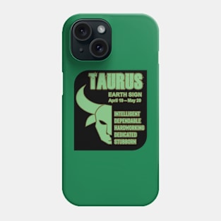 Zodiac Taurus Phone Case