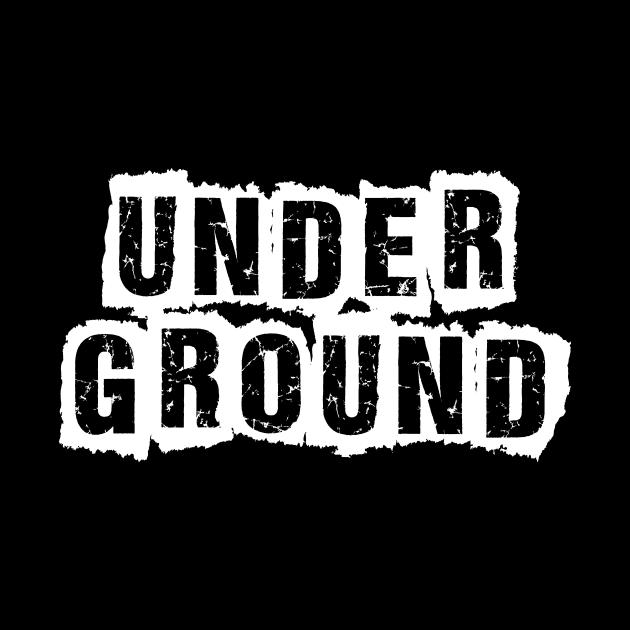 underground music logo by lkn
