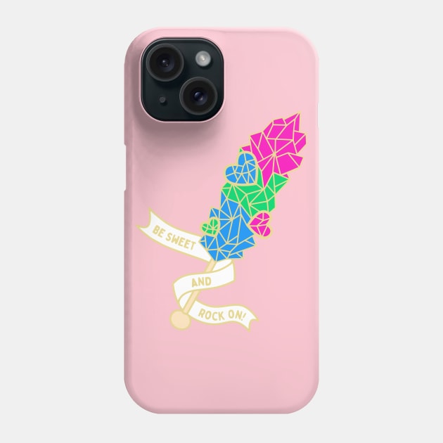 Rock Candy - Polysexual Pride Phone Case by Razumi Yazura