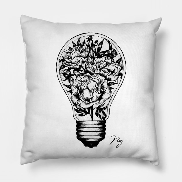 Floral Light Pillow by Akbaly