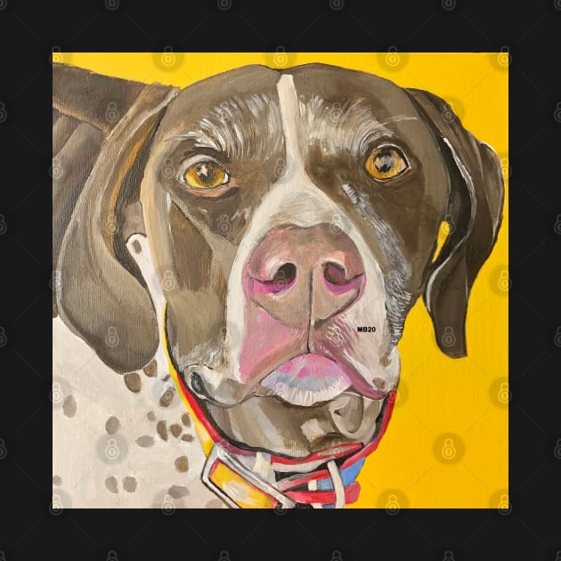 German Shorthaired Pointer by Lil' Angel Pet Portraits