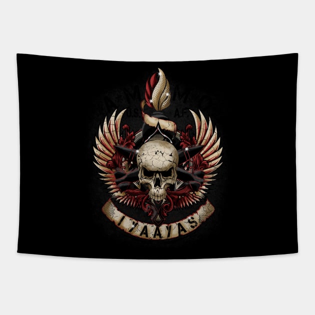 AMMO US AF IYAAYAS ARMY Tapestry by JOISDRAW ART