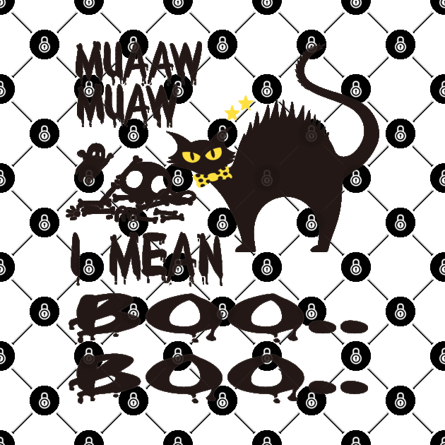 Halloween Cat- Muaaw Muaw, I mean Boo Boo by ArtfulDesign