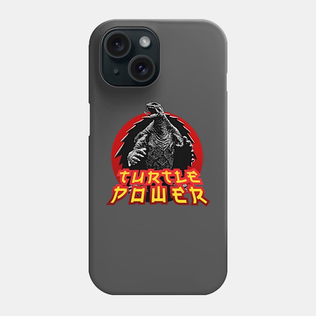 Gamera Turtle Power Phone Case by Poptastic