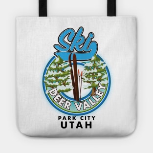 Deer Valley Park City Utah Ski logo Tote