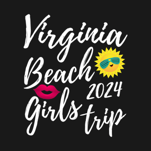 Virginia Beach Girls Trip 2024 Bachelorette Fun Matching T-Shirt