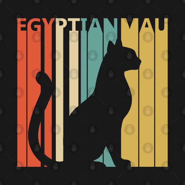 Vintage Egyptian Mau cat owner gift by GWENT