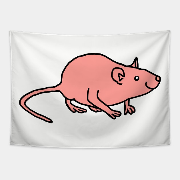 Rose Rat Tapestry by ellenhenryart