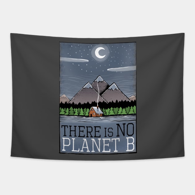 There is no planet b Tapestry by Moi Escudero