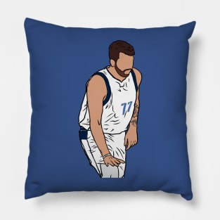 Luka Doncic "Too Small" Pillow