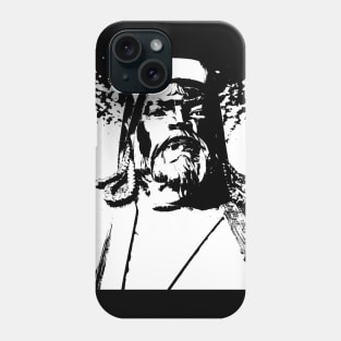 Monochrome Genghis Khan 4214 Ulaanbaatar Phone Case