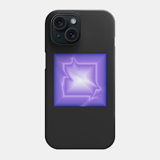 A distorted purple square Phone Case