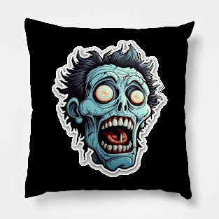 Zombie Halloween Pillow