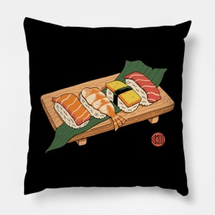 Sushi Ukiyo-e Pillow