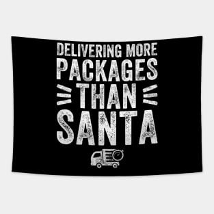 Delivering more packages than santa Tapestry