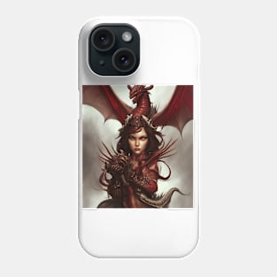 Red Dragon Queen Phone Case