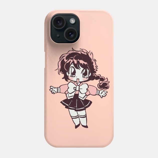 I draw chibi Hikaru Shidou / magic knight rayearth Phone Case by mudwizard