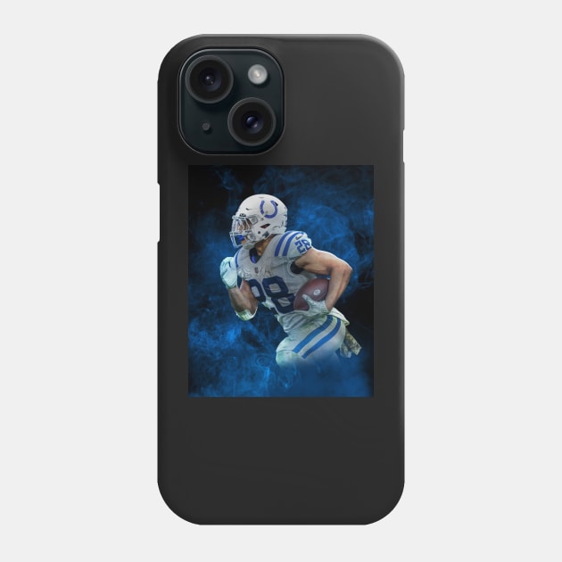 Jonathan Taylor Indianapolis Sports Art Phone Case by JRoseGraphics