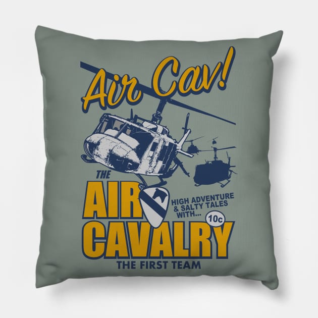 Air Cav - Air Cavalry The First Team Pillow by TCP