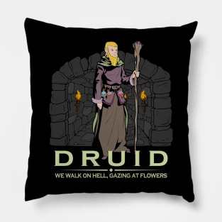 D20 Roleplaying Character - Druid Pillow