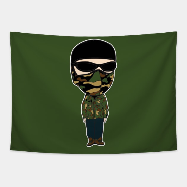 IRA Freedom Fighter Avatar Tapestry by IRA Productions